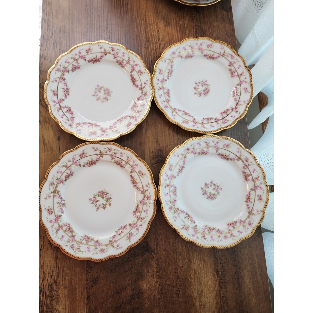 Carlsbad‎ China Kaiserin Maria Theresia Dessert Plate 8" Bridal Rose MZ Austria